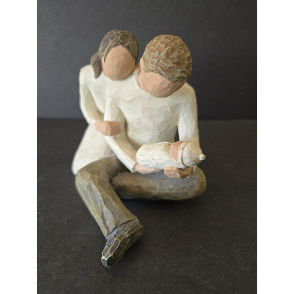 Willow Tree NEW LIFE Figurine Mother Father Baby Family Demdaco 2000 Susan Lordi